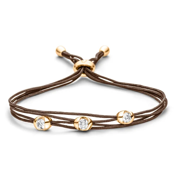 Schaffrath &ndash; Goldschmuck 750 &ndash; Colortaire CT032 Armband Diamant 0,045 ct Gelbgold (Brillant)