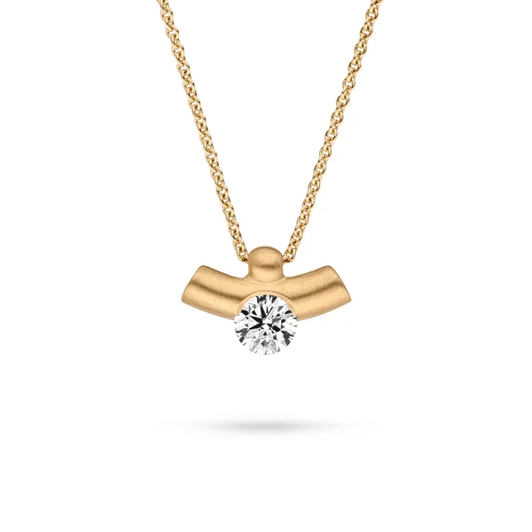 Schaffrath &ndash; Goldschmuck 750 &ndash; La Luna 2N291 Halsschmuck Diamant 0,25 ct Gelbgold (Brillant)