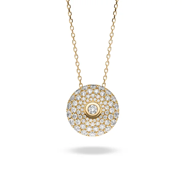 Schaffrath &ndash; Goldschmuck 750 &ndash; 360 – Three Sixty MD003 Collier Diamant 1,50 ct Gelbgold (Brillant)