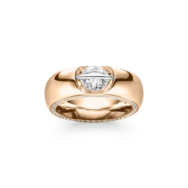 Schaffrath &ndash; Goldschmuck 750 &ndash; Liberté L1062 Ring Diamant 1,00 ct Roségold (Brillant)