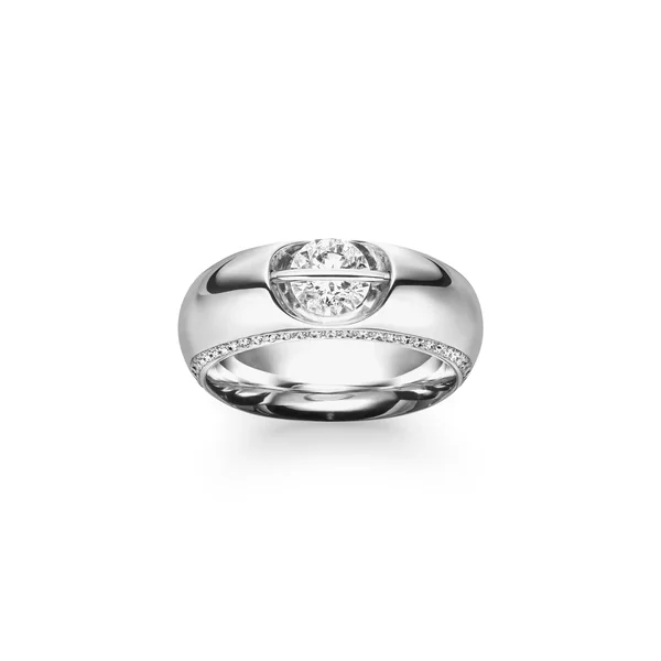 Schaffrath &ndash; Goldschmuck 750 &ndash; Liberté L1062 Ring Diamant 0,50 ct Weißgold (Brillant)