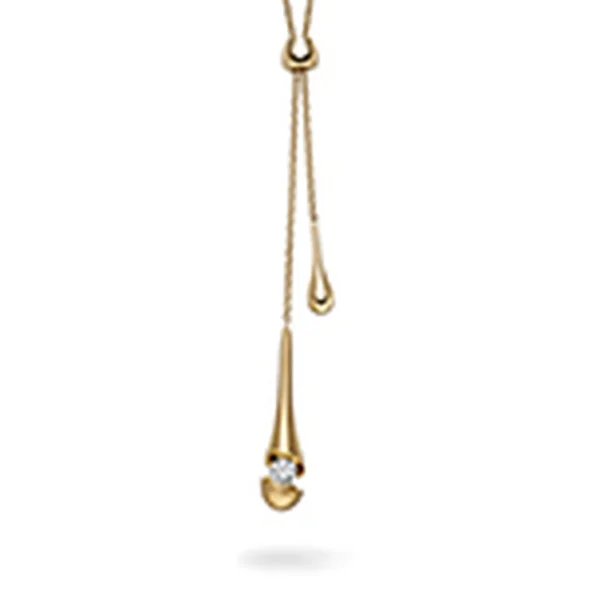 Schaffrath &ndash; Goldschmuck 750 &ndash; Calla CALD1 COLLIER Diamant 0,40 ct Gelbgold (Brillant)