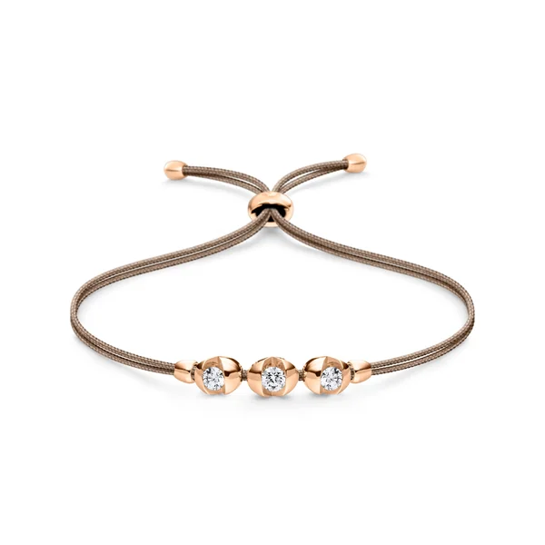 Schaffrath &ndash; Goldschmuck 750 &ndash; Colortaire CTR32 Armband Diamant 0,24 ct Roségold (Brillant)