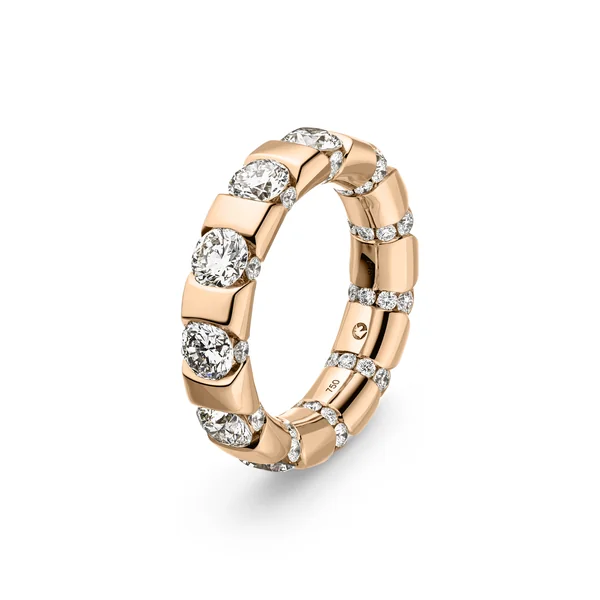 Schaffrath &ndash; Goldschmuck 750 &ndash; Paradoxal 48123 Ring Diamant 5,40 ct Roségold (Brillant)