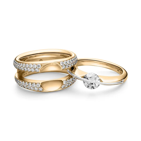 Schaffrath 1923 &ndash; 18k Gold Jewelry &ndash; Liberté L1001 Ring Diamond 0,30ct yellow gold (18ct) Brilliant