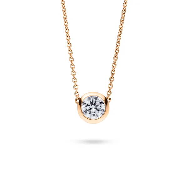 Schaffrath &ndash; Goldschmuck 750 &ndash; Love of my Life 40750 Collier Diamant 1,00 ct Roségold (Brillant)