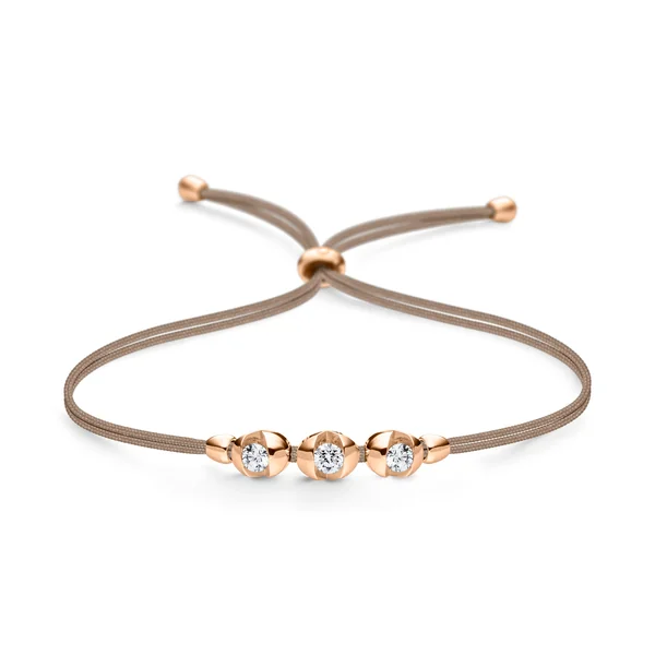 Schaffrath &ndash; Goldschmuck 750 &ndash; Colortaire CTR32 Armband Diamant 0,045 ct Roségold (Brillant)