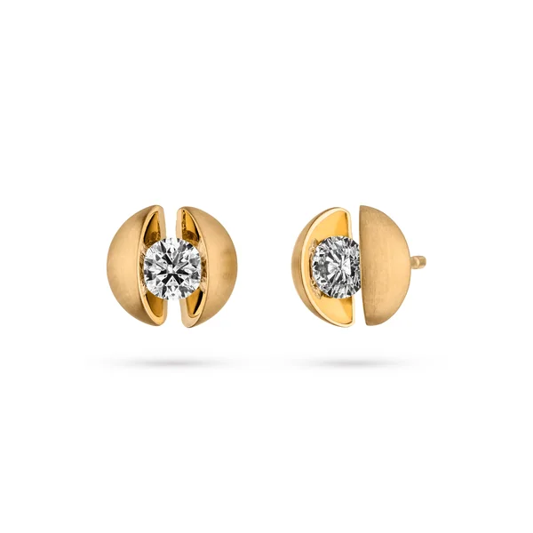 Schaffrath &ndash; Goldschmuck 750 &ndash; Calla CALL2 Ohrschmuck Diamant 0,60 ct Gelbgold (Brillant)