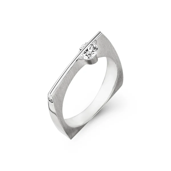 Schaffrath 1923 &ndash; 18k Gold Jewelry &ndash; Liberté L1040 Ring Diamond 0,30ct white gold (18ct) Brilliant