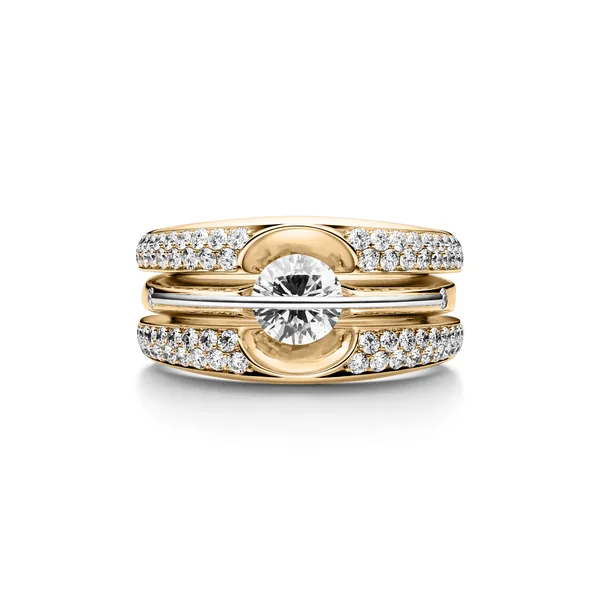 Schaffrath 1923 &ndash; 18k Gold Jewelry &ndash; Liberté L1001 Ring Diamond 0,30ct yellow gold (18ct) Brilliant
