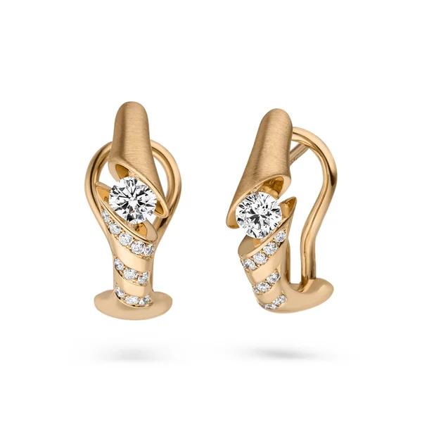 Schaffrath &ndash; Goldschmuck 750 &ndash; Calla CAL4Y Ohrschmuck  Diamant 0,40 ct Gelbgold (Brillant)