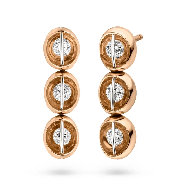 Schaffrath &ndash; Goldschmuck 750 &ndash; Liberté L1061 OH Ohrschmuck  Diamant 0,80 ct Roségold (Brillant)